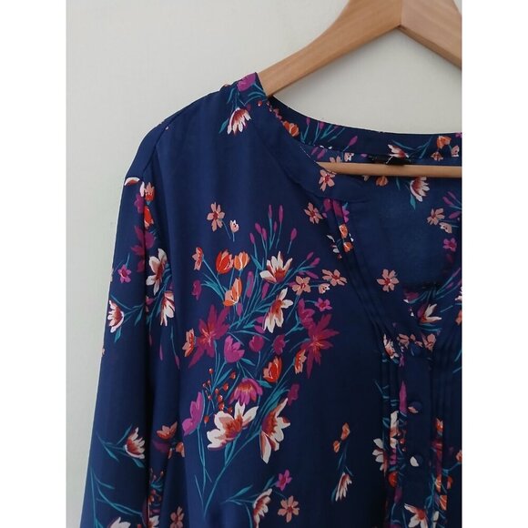 Torrid Floral Peasant Blouse - Picture 3 of 10